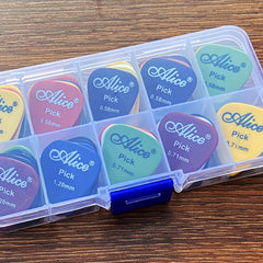 ABS Resin Guitar Picks Smooth & Scrub Surfaces for Versatile Playing