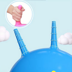 Bouncy Ball Sports Bouncy Ball With Handle Ages 2 6 18 Inch