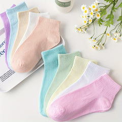 10 Pairs Comfy Crew Short Socks Women's Stockings & Hosiery