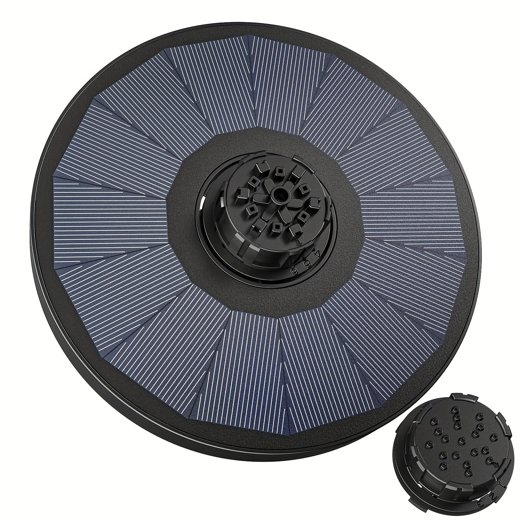 Solar Fountain Upgraded 4 in 1 Nozzle 2.2W Solar Powered Fountain Pump
