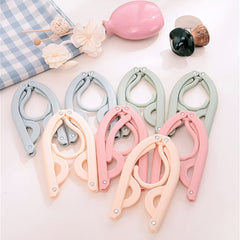 8 Pcs Foldable Travel Hangers Portable Clothes Drying Rack