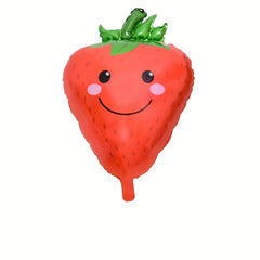 Summer Party Fruit Balloons Tomato Corn Strawberry Aluminum Film Balloons