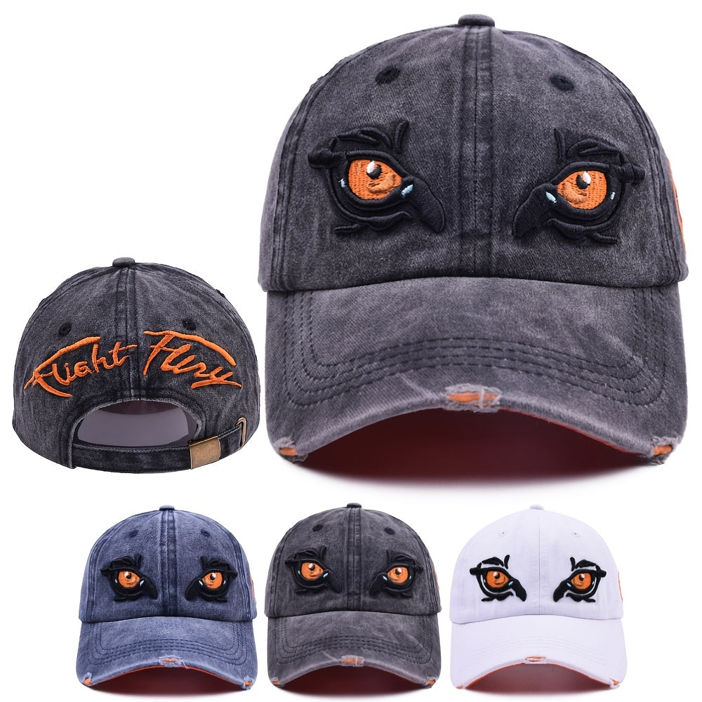 Kids' Sunshade Baseball Cap with 3D Eyes for Halloween