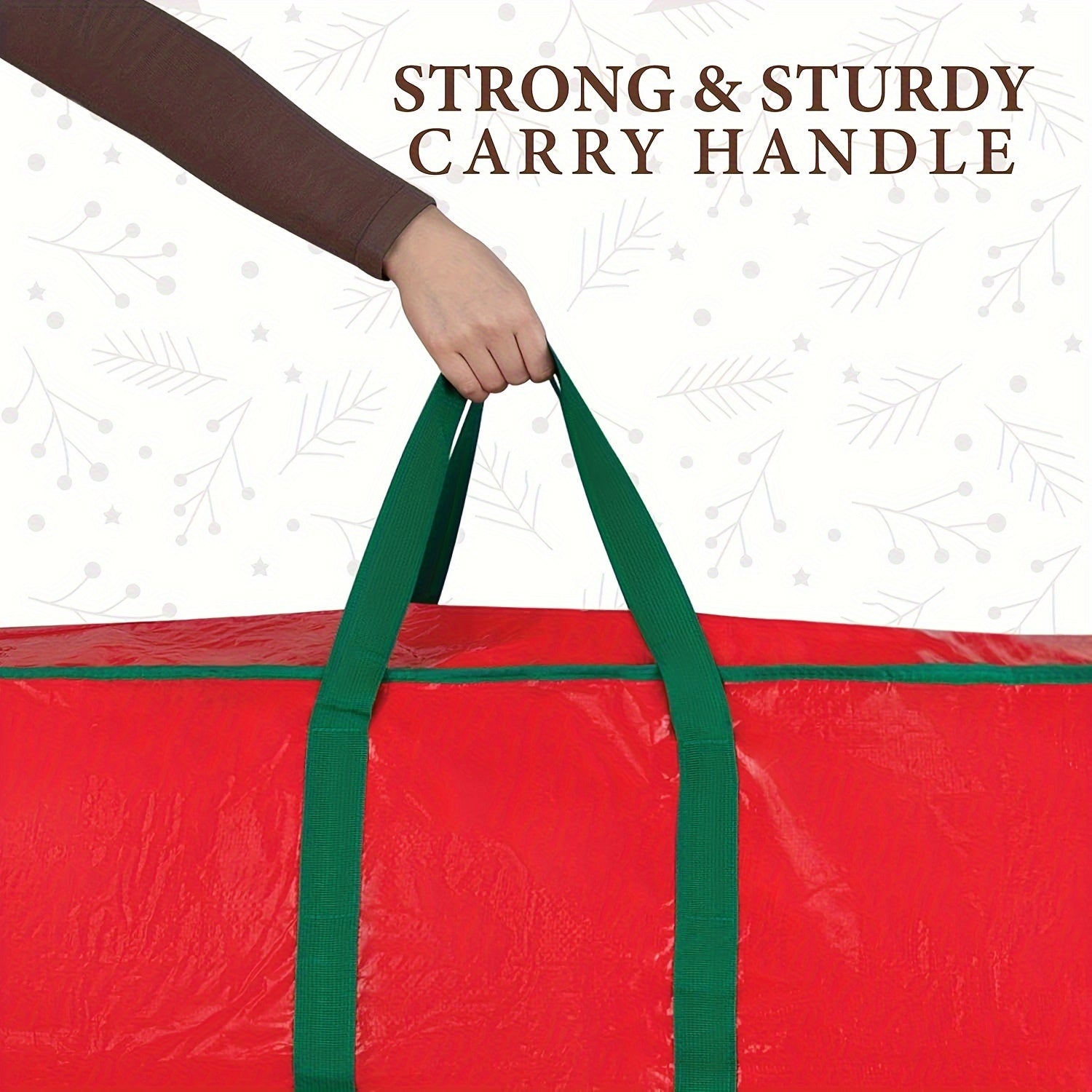 Christmas Gift Bags Tote With Reinforced Handles Non Woven Xmas Bag