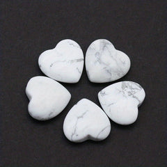 5pcs Natural Crystal Love Heart Shaped Yoga Stone Healing Crystal