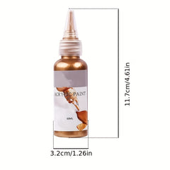60ml Golden Paint Metallic Acrylic - Waterproof & Fade Proof