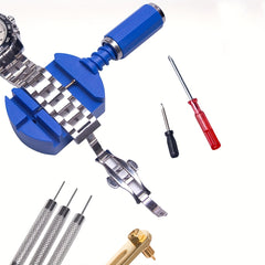 16pcs Watch Repair Tool Kit Watchmaker Link Pin Remover Case Opener Spring Bar