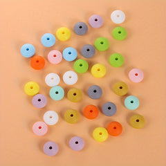 20pcs Mixed Bead Shape Silicone Beads Kit 10 Colors Spacer Beads for DIY Crafts