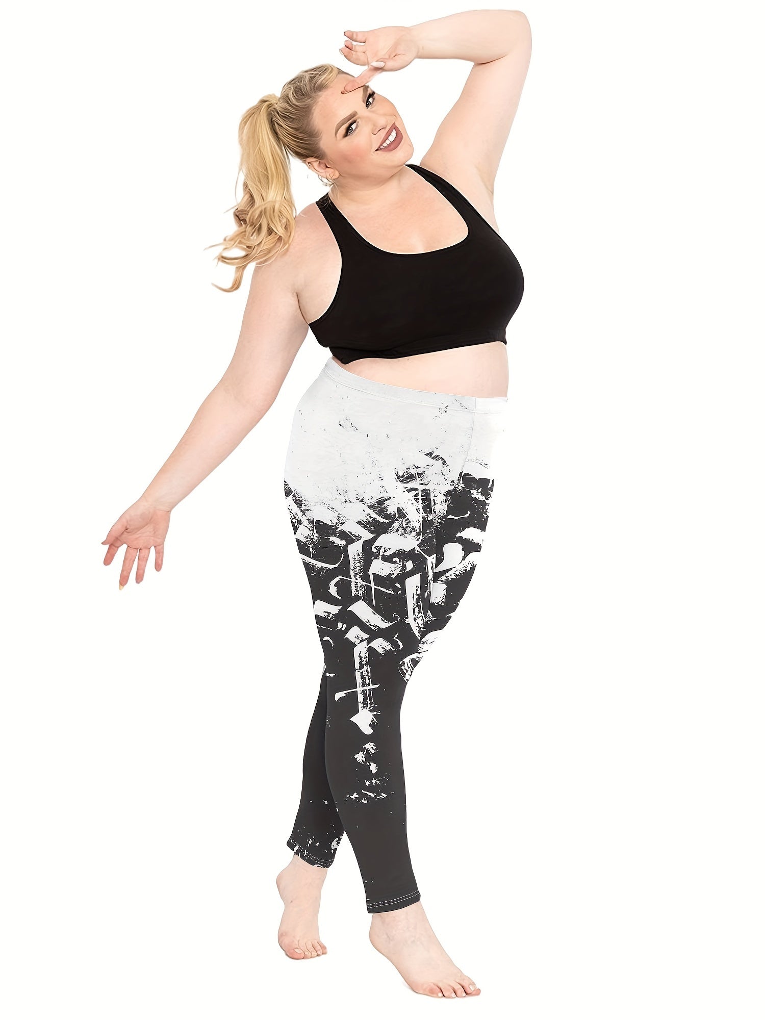  Colorblock Ombre High Rise Leggings
