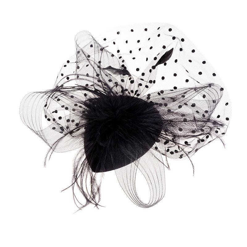 Wedding Fascinator Hat with Duck Billed Clip