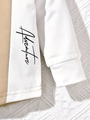 Baby Boys Contrast Outfit Long Sleeve Sweatshirt Trousers 2pcs Set