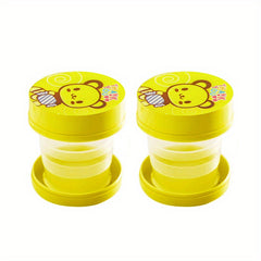 Cartoon Retractable Water Cup Portable Mini Cup for Outdoor Travel