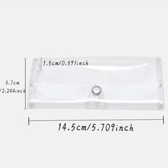 Frosted Clip Box Glasses Box Semi Hard Protective Case for Glasses