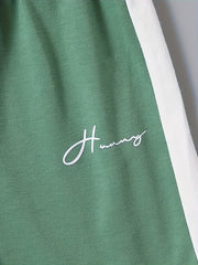 Toddler Boys T-shirt & Shorts Set Crew Neck Short Sleeve Top & Bottoms Kids Summ