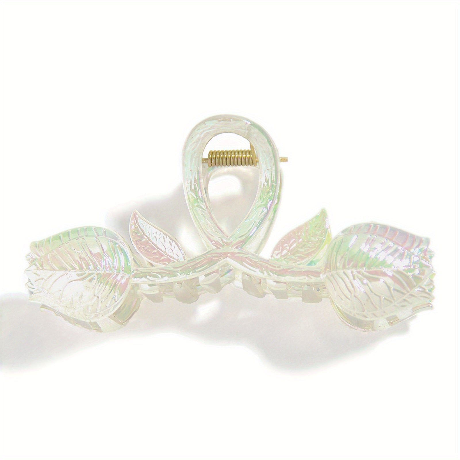 Tulip Hair Claw Banana Clip Flower Charm Hair Accessory