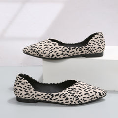 Pointed Toe Slip on Flat Shoes for Women