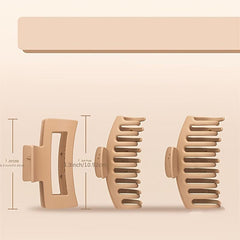 Matte Large Hair Claw Clips for Thick Hair