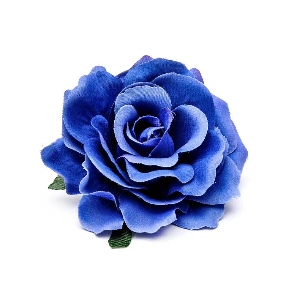 Boho Style Rose Flower Hairpin Hair Clip for Wedding Beach Daily Use