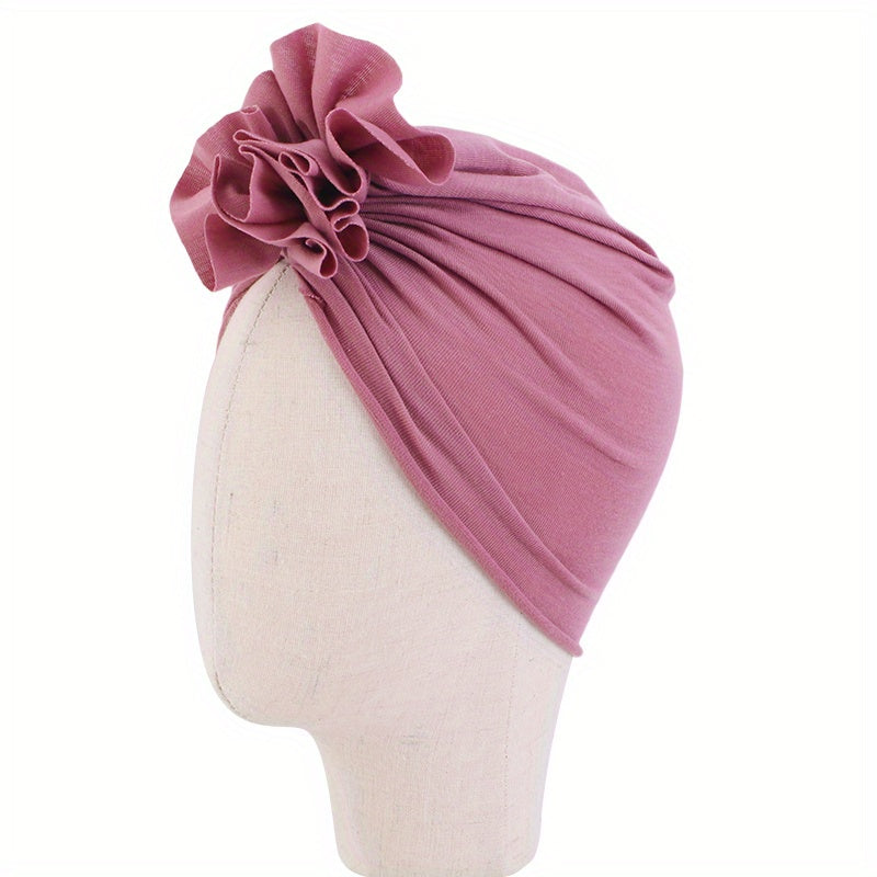 Flower Baby Hat Toddler Turban Infant Head Wraps Bonnet Beanie Cap