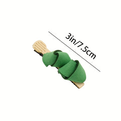 5pcs Funny Food Hair Clip Cartoon Lotus Root Corn Mushroom Duck Billed Clip