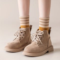 10 Pairs Striped Colorblock Socks Cozy Mid Tube Women's Stockings