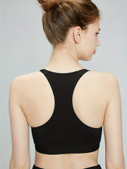 Wireless Racerback Sports Bra Yoga Fitness Bra
