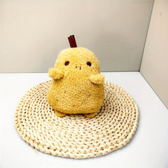 Fluffy Potato Plush Toy Smiling Face Soft Stuffed Animal