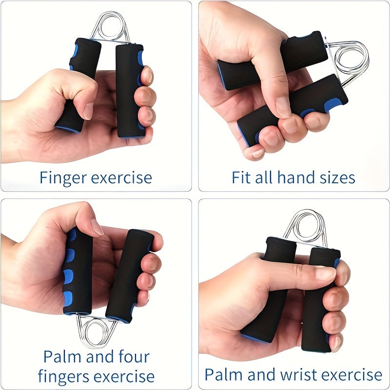2pcs Hand Grip Strengthener Soft Foam Manual Hand Exerciser
