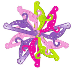 11pc Doll Clothes Hanger Rack Set for 18 Inch Dolls