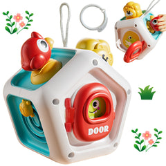 7-In-1 Sensory Development Cube Educational Toy for Fine Motor Skills