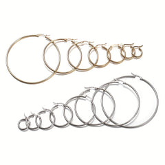 10pcs Golden Stainless Steel Earring Hooks for DIY Earrings Making