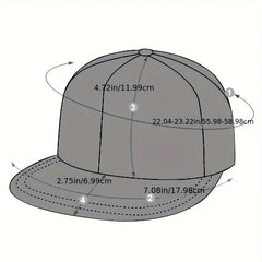 Men's Hip Hop Flat Brim Hat