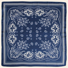 Paisley Print Square Scarf Silk Shawl Bandana Head Wraps Neckerchief
