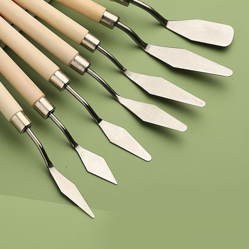 Stainless Steel Painting Scraper Palette Art Tools