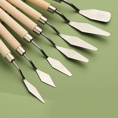Stainless Steel Painting Scraper Palette Art Tools