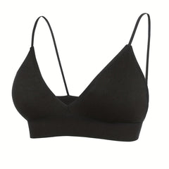 Triangle Cups Wireless Bra Comfy & Breathable Sports Bra