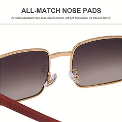 Men's Square Sunglasses Mature Business Beach Windproof Glasses