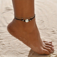 Vintage Style Stackable Anklet Set for Women