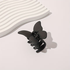 Frosted Butterfly Hair Claw Resin Hair Claw Nonslip Ponytail Holder