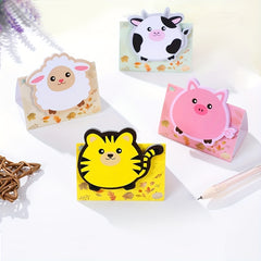 2pcs Cat Shaped Sticky Notes - Fun Cat Style Message Book