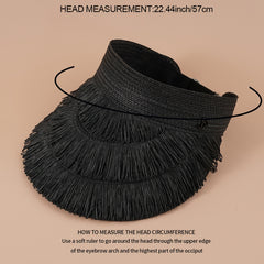 Wide Brim Straw Sun Hat Women's UV Protection Beach Hat