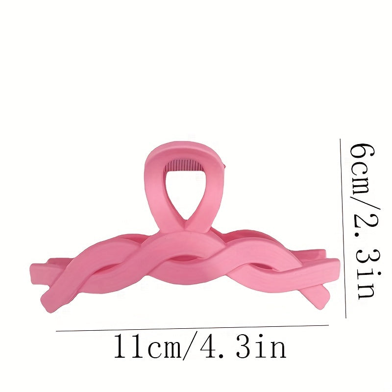 Matte Hair Clip Ponytail Back Head Hair Clip