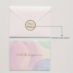 Baby Thank You Greeting Card - Couple Blessing Words