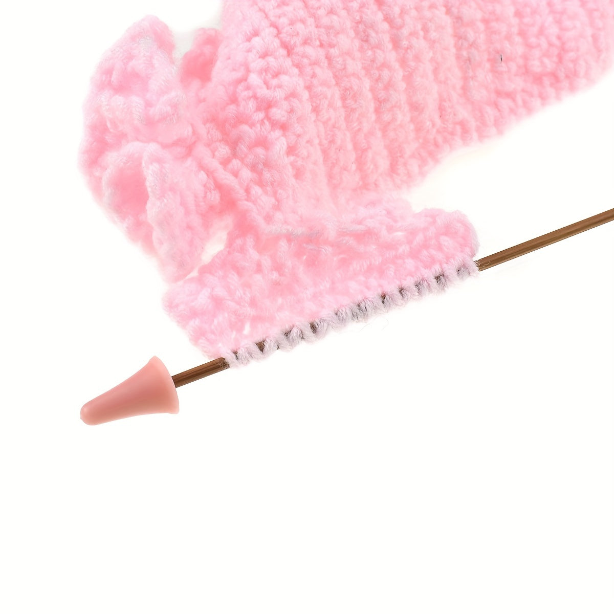 16pcs Knit Needles Point Protectors 2 Sizes Needle Stoppers