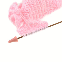 16pcs Knit Needles Point Protectors 2 Sizes Needle Stoppers