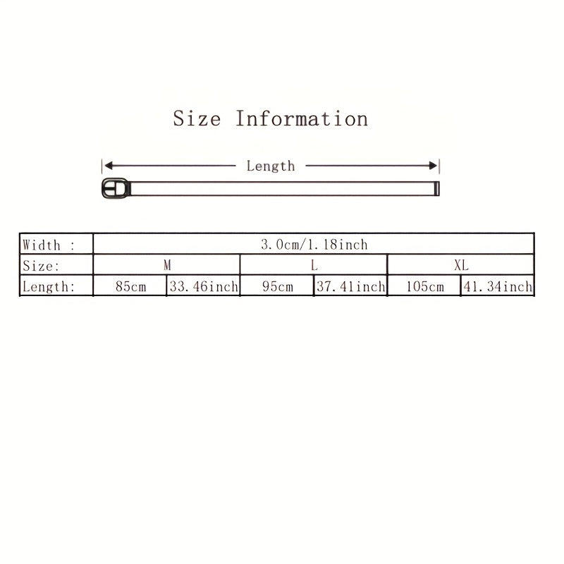 Elastic Braided Belt Pin Buckle Stretch Belt Canvas Waistband