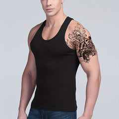 Flower Snake Lion Wolf Tattoo Sticker
