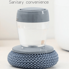 Pot Clean Brush Kitchen Dish Cleaning Brush Reusable Steel Brush