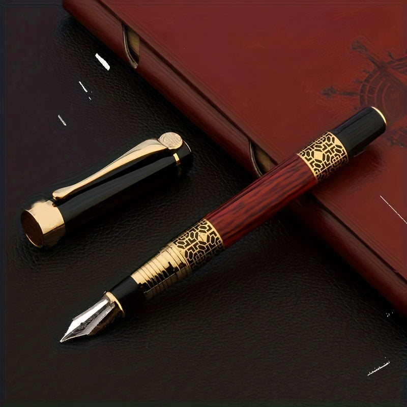 High 530 Wood Grain Fountain Pen Metal Signature Business Pen