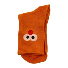 Comfy Bird Pattern Crew Socks for Women